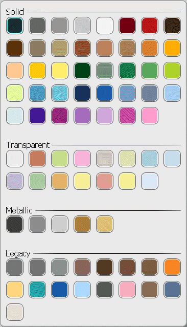 Color palette in LDD Extended mode